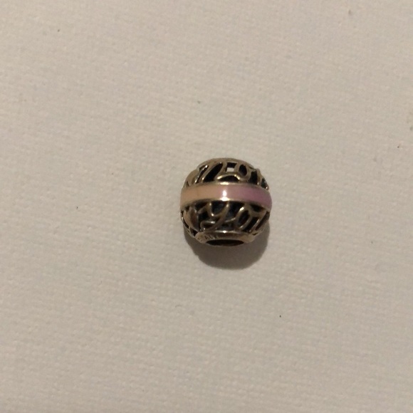 Silver pandora charm purple to white gradient - Picture 3 of 4